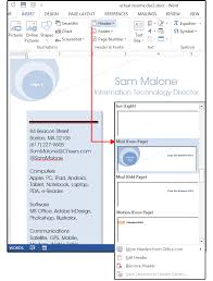 Word Resume Tips Using Style Sheets Shapes And Text Boxes For A Professional Look Pcworld