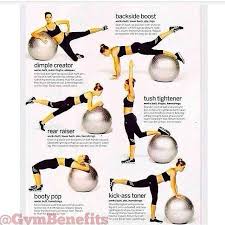 Fitness Ball Exercises Yoga Ball Exercises Ball Exercises Yoga Ball Abs