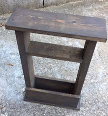 Small Space No Problem This Skinny End Table Fits In Any Space 16 Long X 5 5 Wide X 24 Tall Stained Or Painted I Sofas For Small Spaces Decor Small Decor