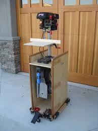 Flip Flip Flop 3 Sided Table Tool Storage Storage Drill Press Stand