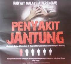 Nyeri dapat menjalar hingga punggung. Usia Risiko Serangan Jantung Di Malaysia Barat Berbeza