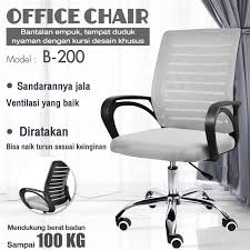 Selain itu, kamu juga bisa cek harga terbaru kursi kantor dan diurutkan dari harga yang termurah! Jual Kursi Ruang Kerja Kenyamanan Terbaik Lazada