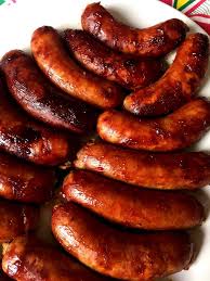Easy Baked Bbq Sausage Recipe With Italian Or Polish Sausages Recipe Bbq Sausage Recipe Beef Sausage Recipes Sausage Recipes For Dinner
