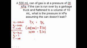 Solving Combined Gas Law Problems Charles Law Boyle S Law Lussac S Law Algebra Worksheets Nouns Verbs Adjectives Math Workbook