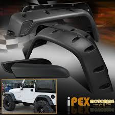 1998 jeep parts | rockauto 6pc Set Jeep Wrangler 1998 2006 Tj Wide Extended Black Protector Fender Flares Jeep Wrangler Jeep Wrangler Accessories Fender Flares