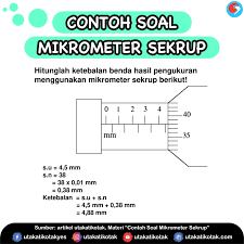 Contoh soal mikrometer sekrup dan jangka sorong. Contoh Soal Mikrometer Sekrup Dan Pembahasannya