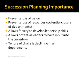 Succession Planning For Academic Family Medicine Departments