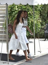 Sasha Obama S Est Trouve Un Petit Job D Ete Qui Rappelle Les Notres Idees De Mode Jeune Fille Barack Obama