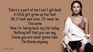 Demi Lovato Warrior Lyrics Youtube