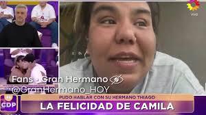 Camila Deniz habló del delicado momento que atraviesa Thiago Medina tras  despertarse del coma: “Delira”