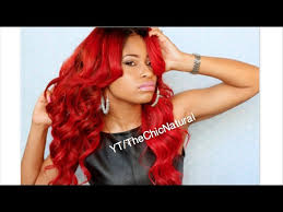 See how this duo hue can be worn in a multitude of ways. How To My Bright Fire Red Haircolor Diy Youtube