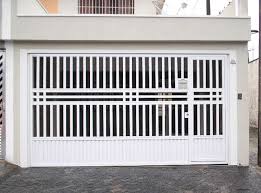 5 Portao Em Aluminio 300x222 Jpg 728 540 Portao De Aluminio Branco Portao De Garagem Portoes Residenciais