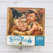 Part of the disney parks signature puzzle series. Disney Parks Pinocchio Figaro Geppetto 1000 Piece Signature Puzzle Darren Wilson Contemporary Puzzles Toys Hobbies