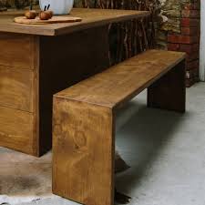 With this bench, you get the best of both worlds. Plank Dining Bench Chunky Solid Wood Benches Curiosity Interiors