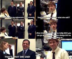 Test your knowledge on this television quiz and compare your score to others. By Charlie About The Office Us Office Humor The Office That S What She Said