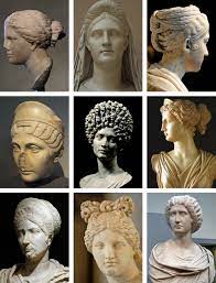 Hairstyles Of Ancient Rome Historia Romana Penteados Romanos Roma Antiga