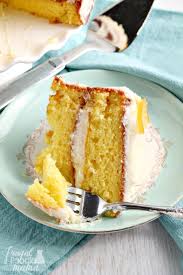 Lemon Layer Cake With Lemon Curd Buttercream Dessert Recipes Lemon Recipes Lemon Layer Cakes