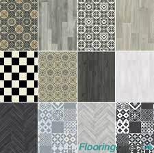 Find slip resistance tile at lowe's today. Non Slip Vinyl Flooring Grey Wood Moroccan Tile Effect Kitchen Bathroom 2 3 4m Ebay