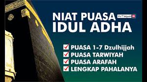 Check spelling or type a new query. Yuk Puasa Sunnah Sebelum Idul Adha Ada Puasa Dzulhijjah Puasa Arafah Dan Puasa Tarwiyah Youtube
