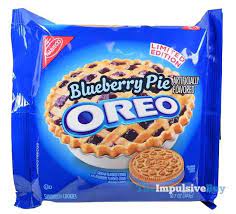 Limited Edition Blueberry Pie Oreo Cookies Oreo Flavors Oreo Cookie Flavors Weird Oreo Flavors