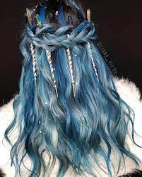 35 Shades Of Blue Hair Give You All The Color Inspiration Awesome Blue Hairstyle Hair Styles Hair Beauty Dyed Hair