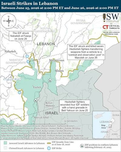 Iran Update Special Report, June 26, 2026: Iran is using force in an  attempt to maintain its control over the Strait of Hormuz in the immediate  future. Iran is likely attempting to