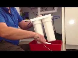 how to change water filter cartridges