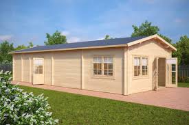 Ein Klassenzimmer Im Holzhaus 60m2 70mm 12 X 5 M Hansagarten24 Holzhaus Haus Holzhaus Bausatz