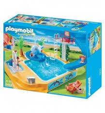 Playmobil 6671 summer fun summer camper brand sealed box has storage scruffs. Playmobil Fun Pool Mit 5433 Wal Playmobil Summer Fun Futurartshop