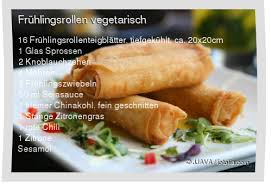 Fruhlingsrollen Vegetarisch Rezept Rezept In 2020 Rezepte Vegetarische Rezepte Vegetarisch