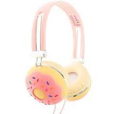 Sprinkle Donut Headphones 30 Pab Liked On Polyvore Featuring Accessories And Tech Accessories Cute Headphones Stylish Headphone Headphones