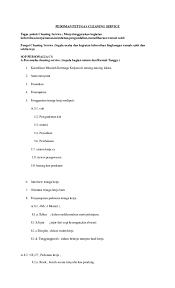 Untuk bidang pekerjaan yang sudah dikuasai, ia dapat diharapkan bekerja dengan baik. Pdf Pedoman Petugas Cleaning Service Faizal Irsan Academia Edu