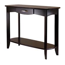 Danica Espresso Brown Console Table Hall Console Table Console And Sofa Tables Console Table