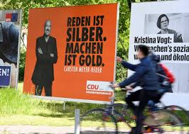 Janine wissler (vorsitzende der fraktion die linke. German State Vote Could Threaten Future Of Merkel Coalition Saudi Gazette