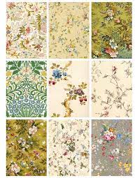 Flowery Wallpaper Flower Wallpaper Vintage Paper