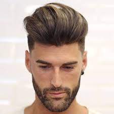 Mid Skin Fade Quiff Grey Hair Quiff Hairstyles Mens Haircuts Medium Mens Hairstyles Medium