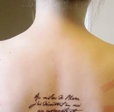 You can put a quote or word tattoos and smaller tattoos. French Tattoo Quotes Quotesgram