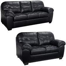 Sophine 61 leather dual power motion loveseat, created for macy's. Emma Black Italian Leather Sofa And Loveseat 38 X 88 5 X 37 5