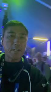 Kerry at the Australian Open with the Esports Virtual Tennis Esports Team