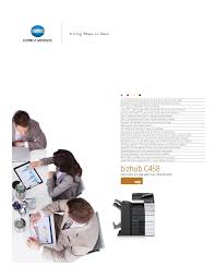 For more information, please contact konica minolta customer service or service provider. Bizhub C458 Spec Sheet Manualzz