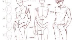 tutorial how to draw bodies for anime. Anime Male Body Drawing References Novocom Top