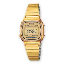 Bracciale in acciaio inox con placcatura ionica oro rosa maglia milano. Damenuhr Casio Vintage La 670wg Stahl Golden Chrono Klassiker Digital Dd Golden Outlet