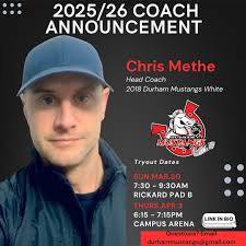 We are excited to announce another amazing coach joining us for the 2025/26  KSL season! Chris Methe will be the head coach for the U8 Tier 2 Durham  Mustangs! Welcome to the