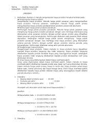 Contoh soal akuntansi biaya dan jawabannya pdf. Contoh Soal Laporan Biaya Produksi Akuntansi Biaya Nusagates