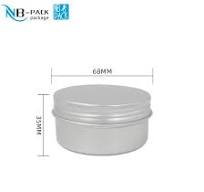 5g-500g Aluminum Cosmetic Jars & Candle Wax Tins - Aluminum ...