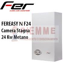Caldaia Fer Fereasy F24 N Camera Stagna Completa Di Kit Per Scarico Fumi Caldaia Stagno Stufa A Gas