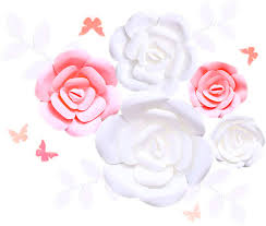Maybe you would like to learn more about one of these? Fonder Mols 3d Paper Flowers Decorations Pink White Set Of 14 Giant Wedding Flowers Centerpieces Birthday Backdrop Nursery Wall Decor Photobooth No Diy Buy Online In India At Desertcart 71342405
