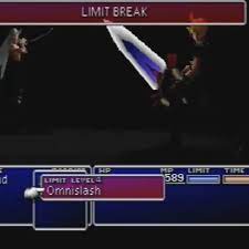 The limit bar is slowly filled as enemies attack the character. Cloud Strife Limit Break By Shy