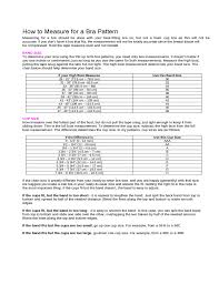 bra size measurement chart free download