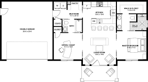 Simple floor plans are usually divided into a living wing and a sleeping wing. House Plan 80509 Ranch Style With 928 Sq Ft